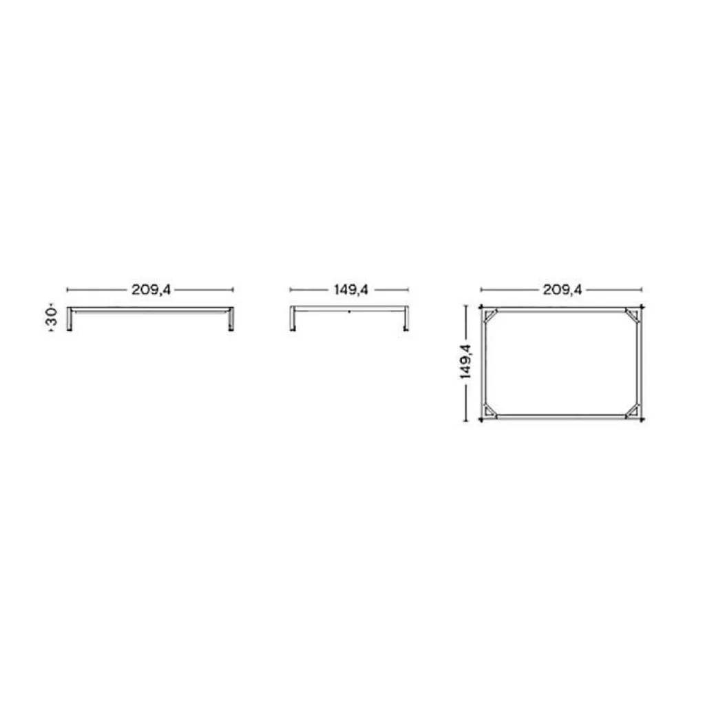 Betten^HAY Connect Bettgestell 180x200cm