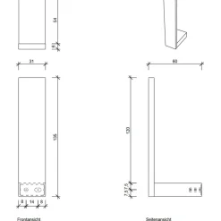 Badaccessoires^Decor Walther Contract Ersatzrollenhalter