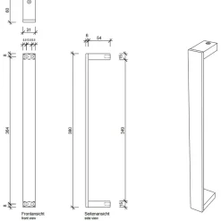 Badaccessoires^Decor Walther Contract Gästetuchhalter