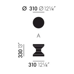 Kindertische^Vitra Cork A Beistelltisch