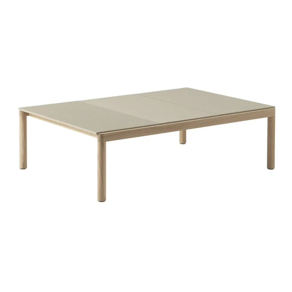 Beistelltische^Muuto Couple Couchtisch 120x84x35 cm gewellt