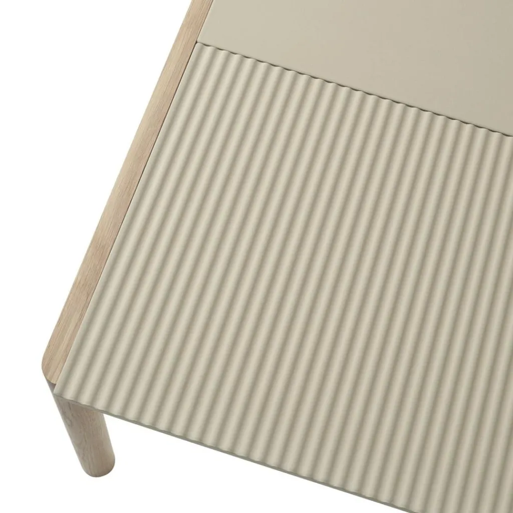 Beistelltische^Muuto Couple Couchtisch 120x84x35 cm gewellt