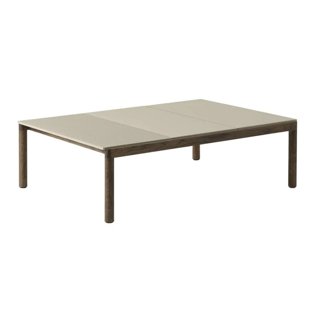 Beistelltische^Muuto Couple Couchtisch 120x84x35 cm gewellt