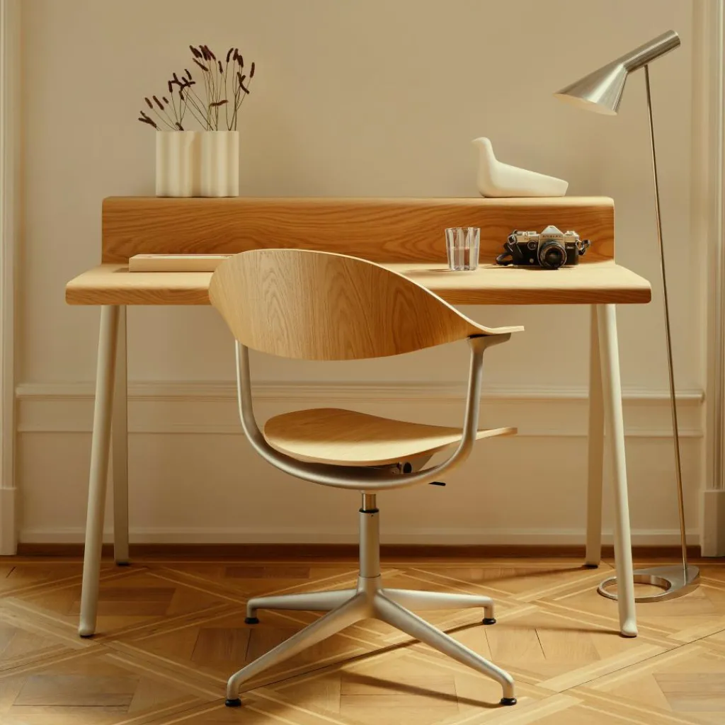 Vitra Courier Schreibtisch Gestell kreide| Tische