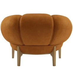 Sessel^Gubi Croissant Lounge Chair Leder
