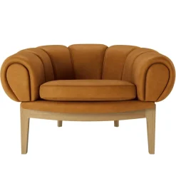 Sessel^Gubi Croissant Lounge Chair Leder