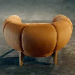 Sessel^Gubi Croissant Lounge Chair Leder