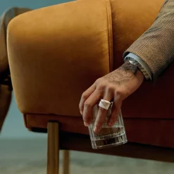 Sessel^Gubi Croissant Lounge Chair Leder