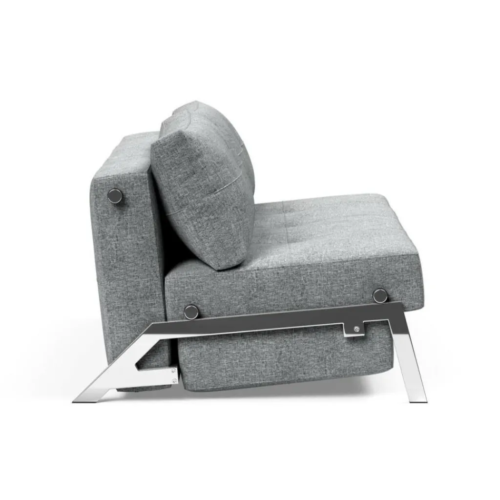 Innovation Living Cubed 160 Schlafsofa Chrom 165x103cm| Sofas|Schlafsofas