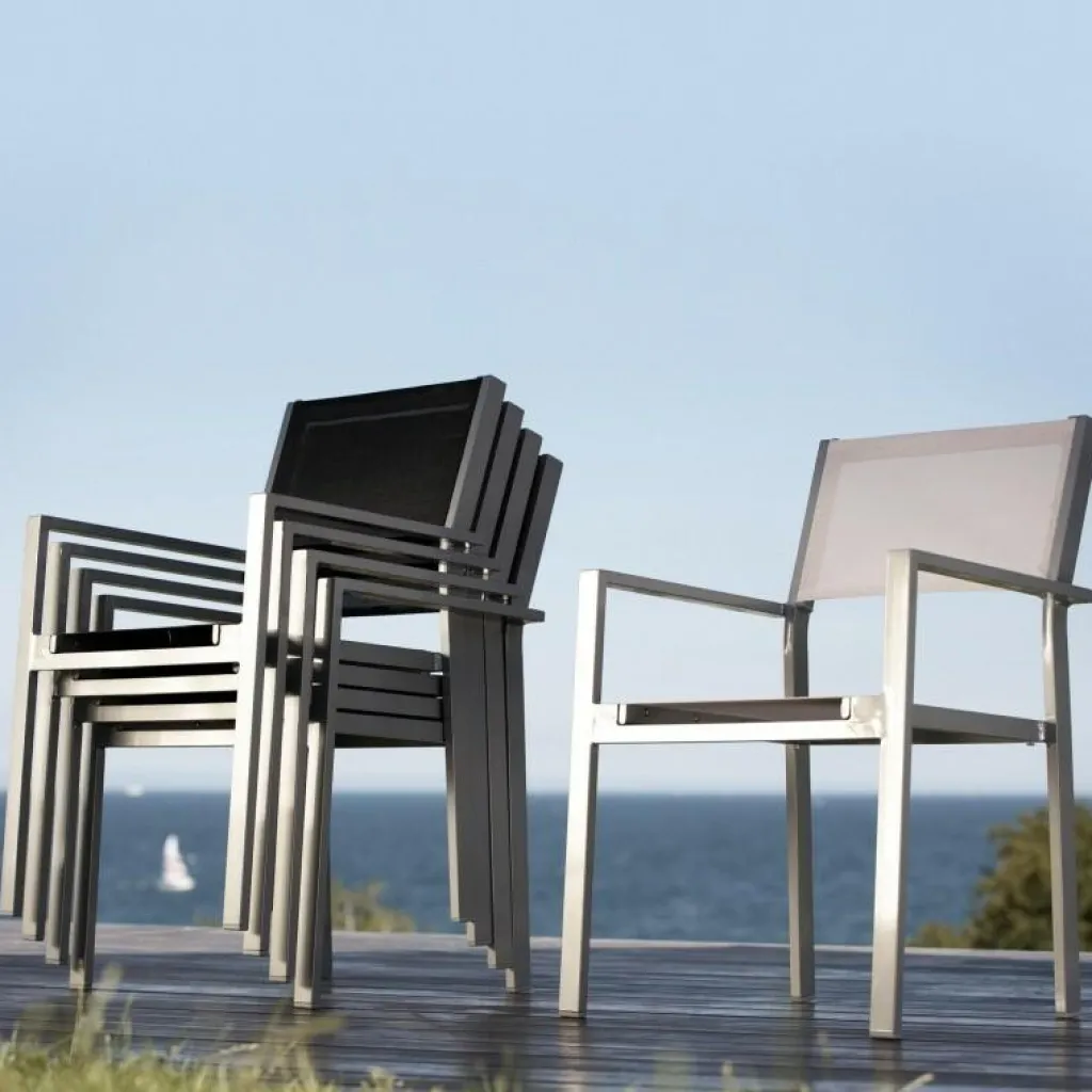 Stühle|Gartenstühle^Jan Kurtz Cubic Gartenarmlehnstuhl