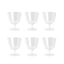 Gläser^HAY Curve Stem Glas 6er Set