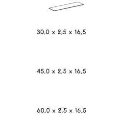 Regale^Schönbuch Cut Ablagebord