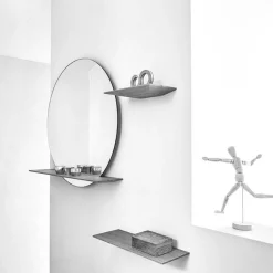 Spiegel|Spiegel^Schönbuch Cut Ablagebord mit Spiegel Ø 45cm