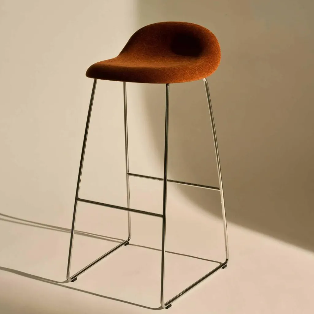 Barhocker^Gubi 3D Barstuhl gepolstert