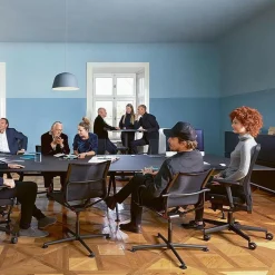 Bürostühle^Wagner D1 Bürostuhl mit Armlehne & Rollengestell