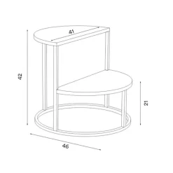 Hocker^Northern Dais Stufenhocker/ Tritthocker