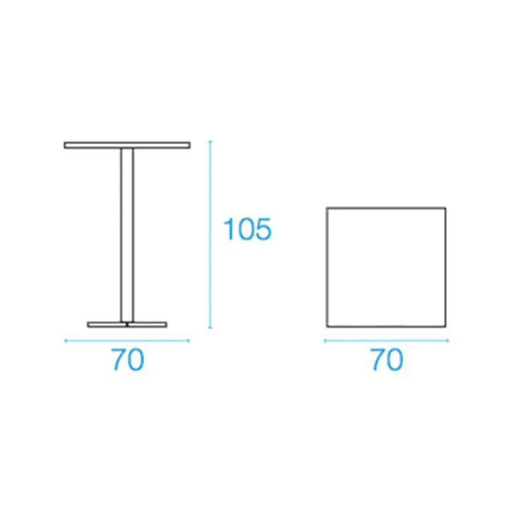 Emu Darwin Outdoor Stehtisch 70x70x105cm| Gartentische|Garten-Bistrotische