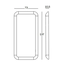 Magis Deja Vu Wandspiegel| Badaccessoires