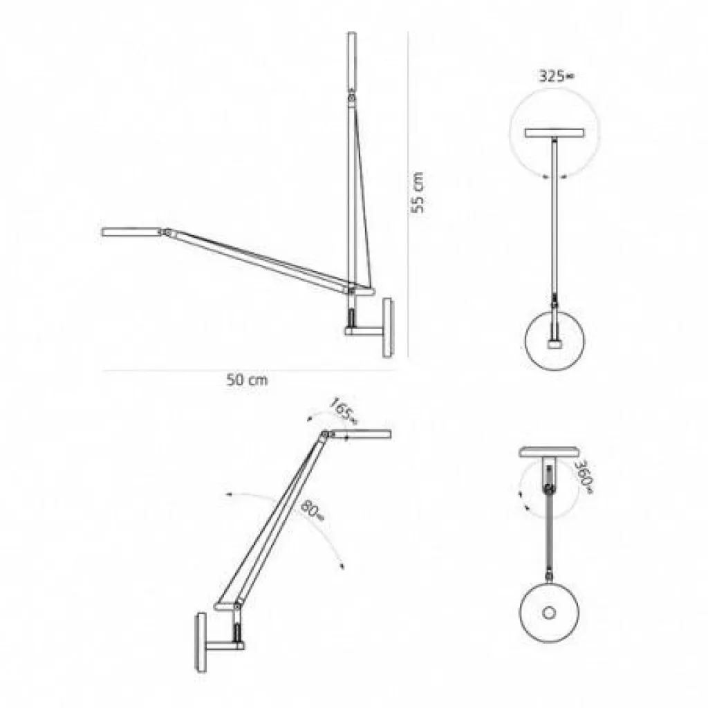 Artemide Demetra Micro Parete LED Wandleuchte| Wandleuchten