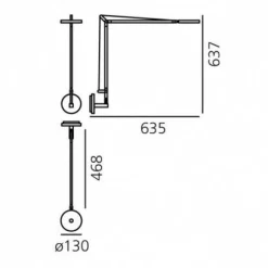 Artemide Demetra Professional Parete LED Wandleuchte mit Sensor| Wandleuchten