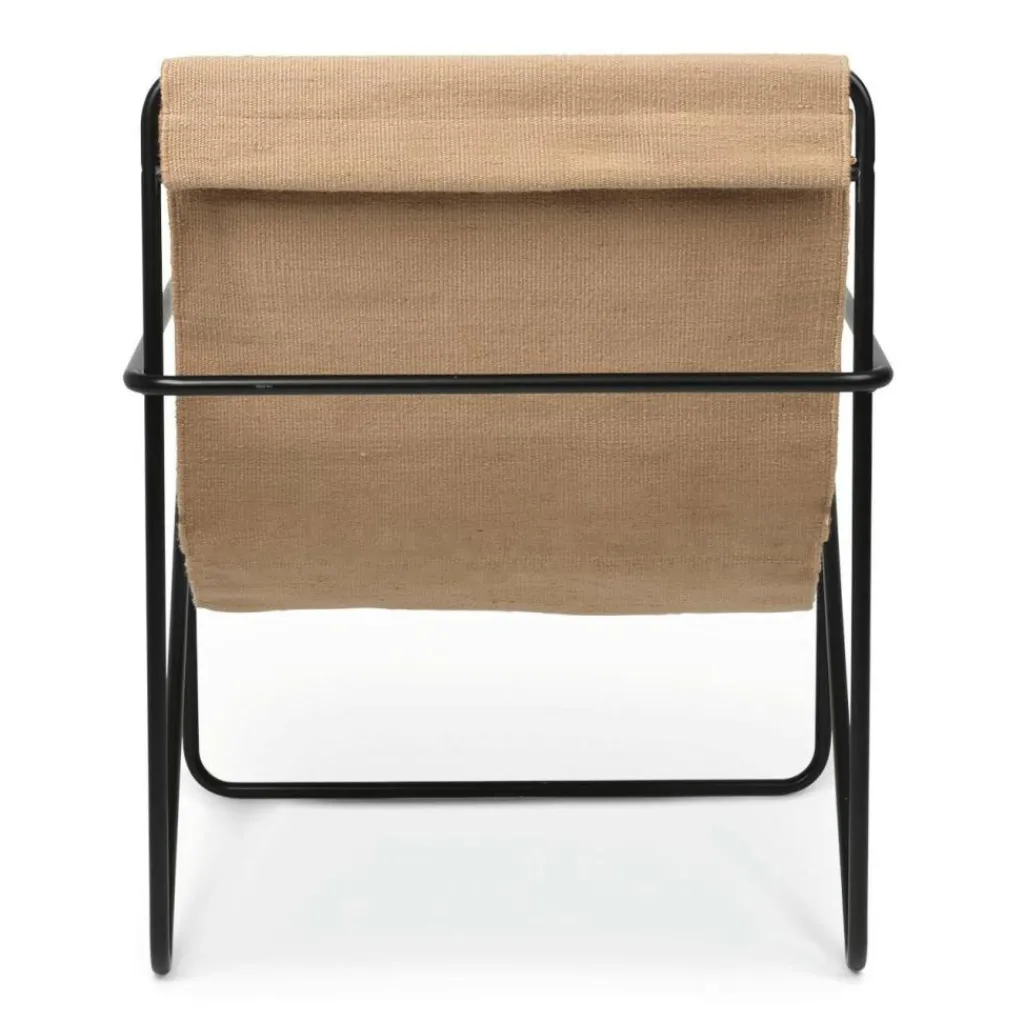 Sessel^Ferm Living Desert Loungestuhl Gestell schwarz