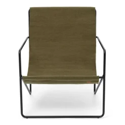 Sessel^Ferm Living Desert Loungestuhl Gestell schwarz