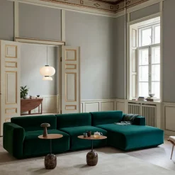 &Tradition Develius 3-Sitzer Sofa Chaiselongue links| Sofas