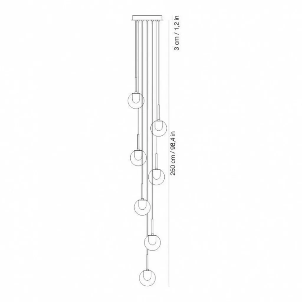 Kdln Dew 7 LED Pendelleuchte| Pendelleuchten