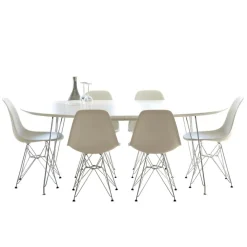 Andersen Furniture DK10 Esstisch ausziehbar Beine Chrom| Tische|Esstische