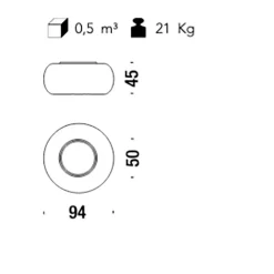 Poufs^Moroso Donut Pouf