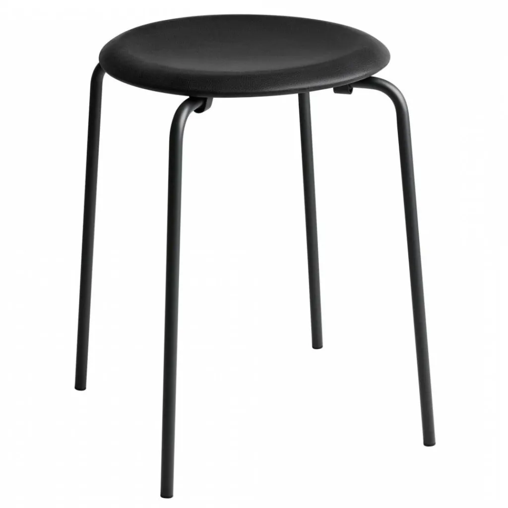 Hocker^Fritz Hansen DOT™ Hocker Leder Gestell schwarz
