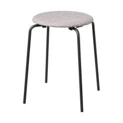 Fritz Hansen DOT™ Hocker Stoff Gestell warmes Graphit| Hocker