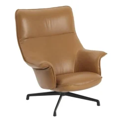 Muuto Doze Lounge Chair drehbar Leder| Sessel