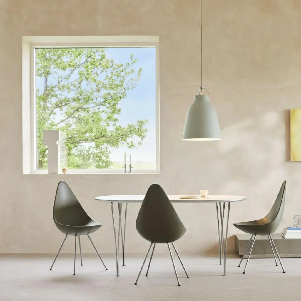Fritz Hansen Drop™ Stuhl Gestell verchromt| Stühle