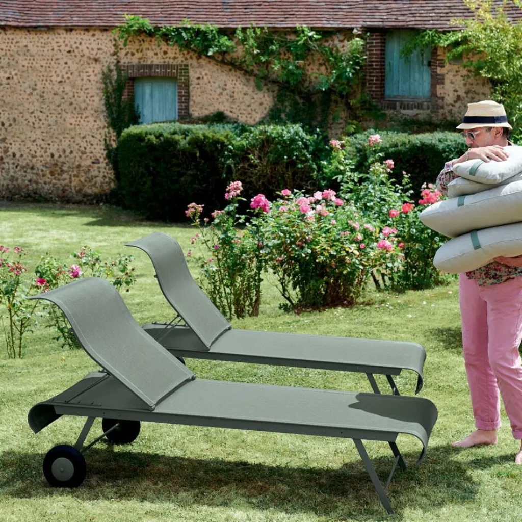 Gartenliegen^Fermob Dune Sonnenliege