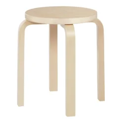 Hocker^Artek E60 Hocker Gestell klar lackiert