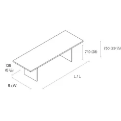 Tische^e15 TA24 Ashida Esstisch