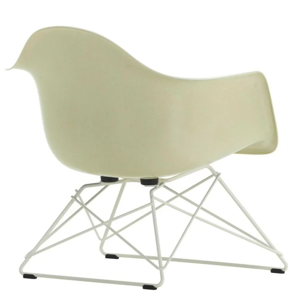 Sessel^Vitra Eames Fiberglass Armchair LAR Gestell weiß
