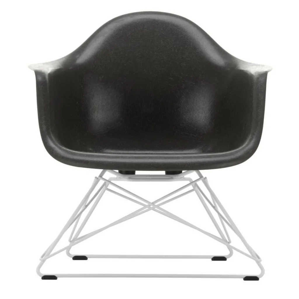 Sessel^Vitra Eames Fiberglass Armchair LAR Gestell weiß