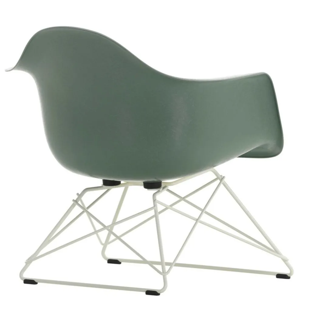 Sessel^Vitra Eames Fiberglass Armchair LAR Gestell weiß