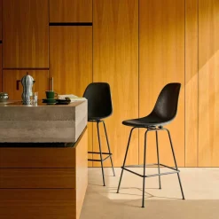 Vitra Eames Fiberglass Barstuhl medium basic dark| Barhocker