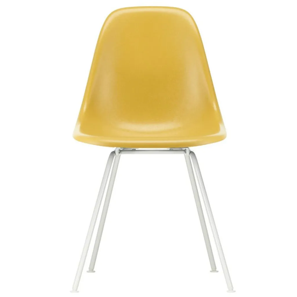 Stühle^Vitra Eames Fiberglass Side Chair DSX Gestell weiß