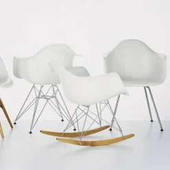Vitra Eames Plastic Armchair DAX RE verchromt| Stühle