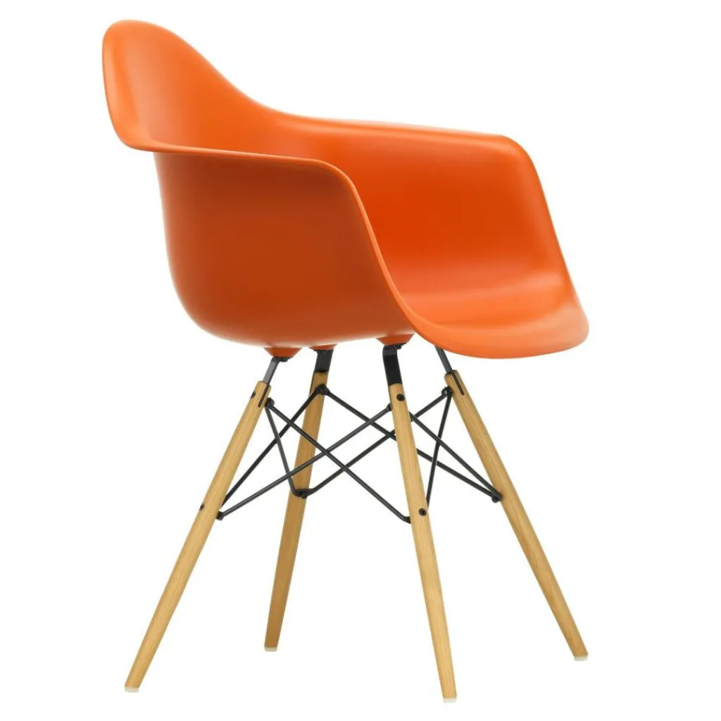 Stühle^Vitra Eames Plastic Armchair DAW RE Gestell Esche