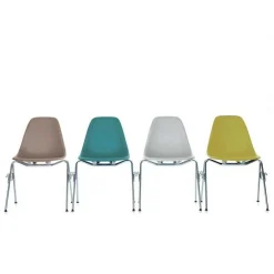 Vitra Eames Plastic Side Chair DSS RE Gestell verchromt| Stühle