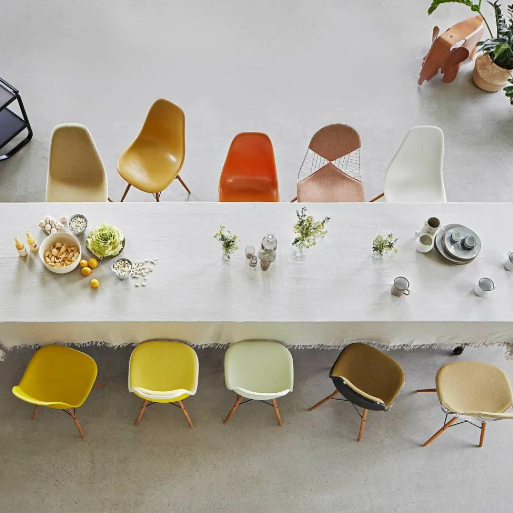 Vitra Eames Plastic Side Chair DSW RE Ahorn gelblich| Stühle