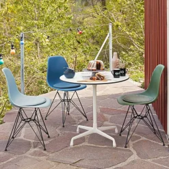 Vitra Eames Plastic Side Chair DSR RE Gestell schwarz| Stühle