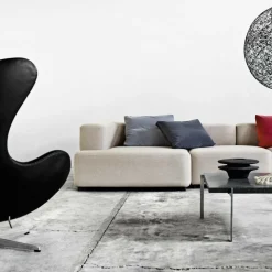 Fritz Hansen Egg/ Das Ei™ Loungesessel Leder| Sessel
