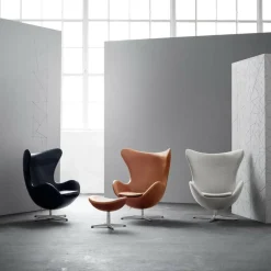 Fritz Hansen Egg/ Das Ei™ Loungesessel Leder| Sessel