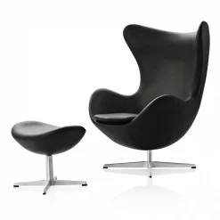 Fritz Hansen Egg/ Das Ei™ Loungesessel Leder| Sessel